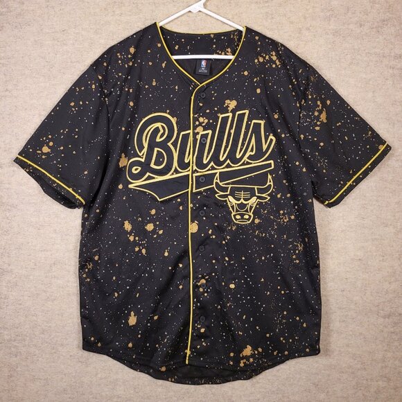 NBA Other - NBA Chicago Bulls Jersey #66 Black Gold, Men’s Size XXL